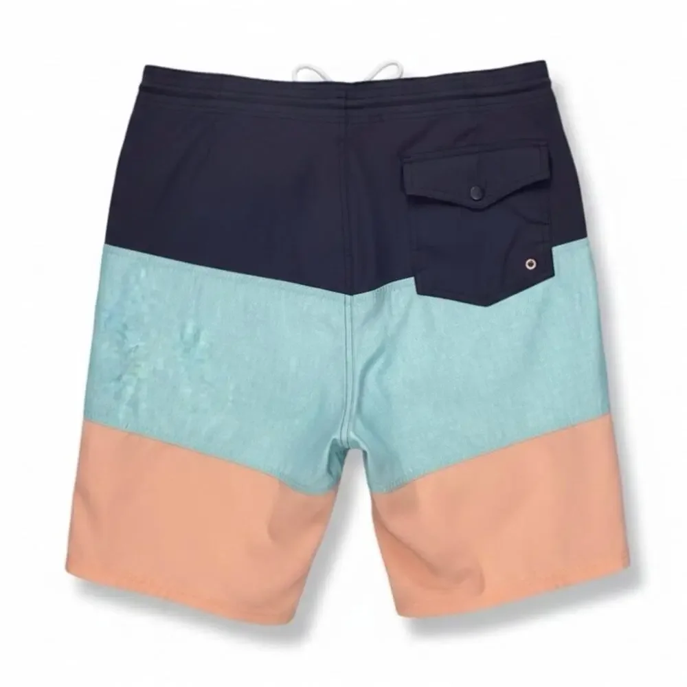 OLD NAVY CALIFORNIA Men's SWIM TRUNKS Blue Peach Size 34